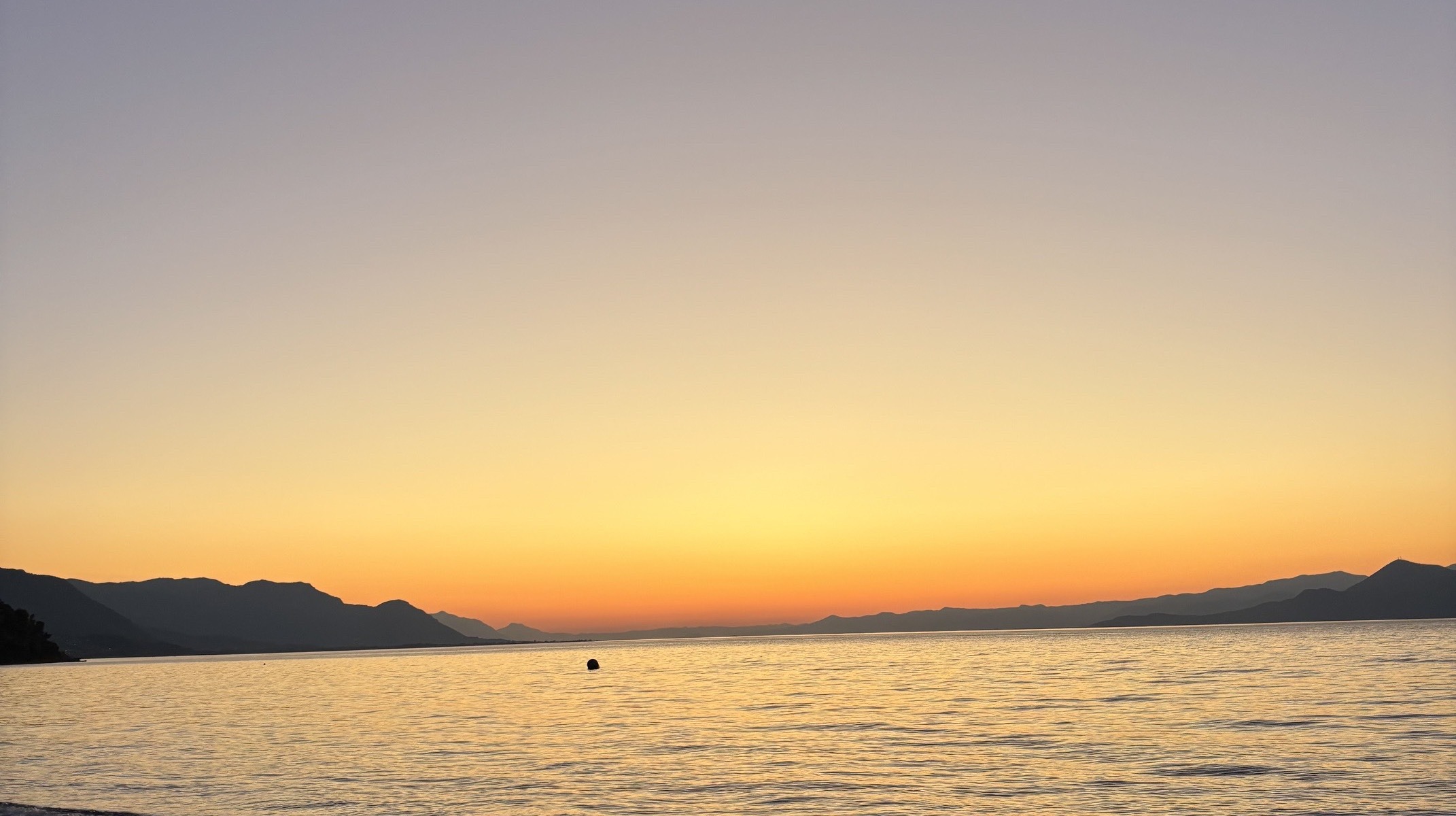 Ηλιοβασίλεμα στη θάλασσα της Αρκίτσας Φθιώτιδας